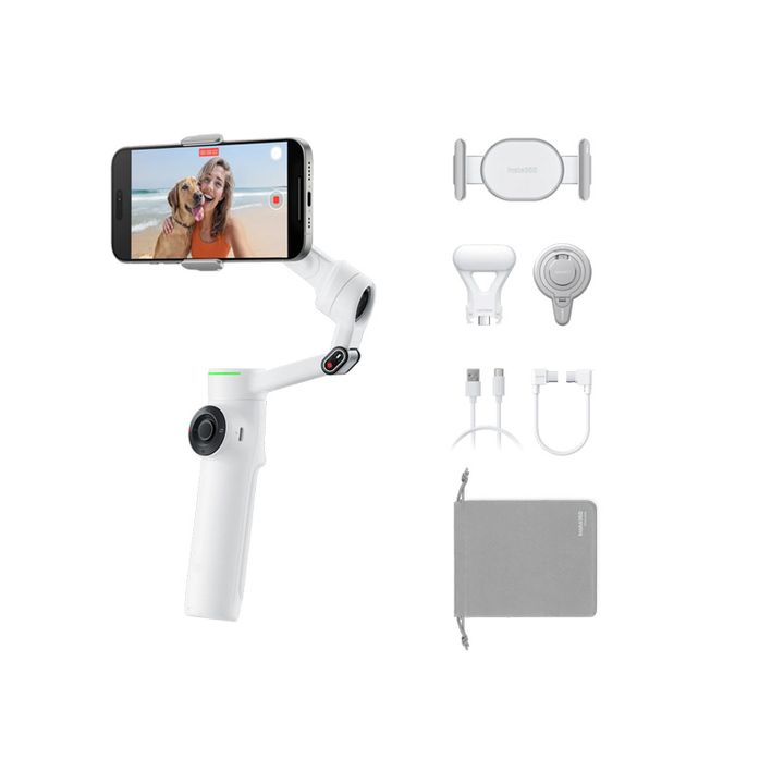 Gimbal chống rung cho điện thoại Insta360 Flow 2 Pro bản Creator Bundle
