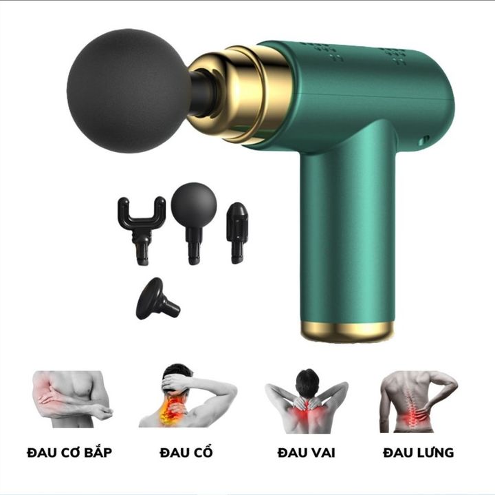 Máy massage cổ vai gáy cần tay Gun JY 511 màn hình Led