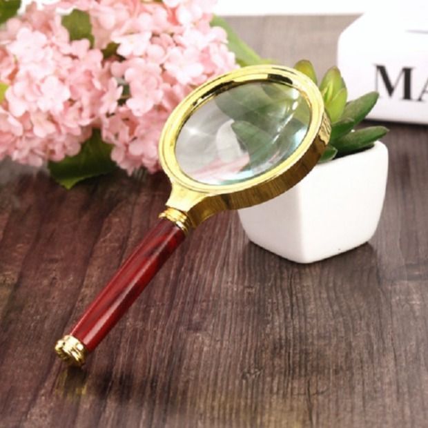 Kính lúp hỗ trợ đọc sách, soi các đồ vật có kích thước nhỏ MAGNIFIER 80mm