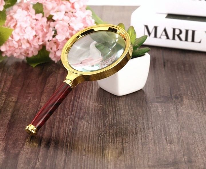Kính lúp hỗ trợ đọc sách, soi các đồ vật có kích thước nhỏ MAGNIFIER 80mm