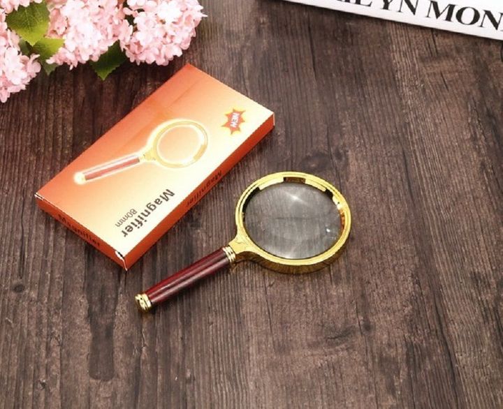 Kính lúp hỗ trợ đọc sách, soi các đồ vật có kích thước nhỏ MAGNIFIER 80mm