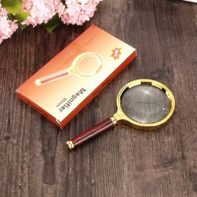 Kính lúp hỗ trợ đọc sách, soi các đồ vật có kích thước nhỏ MAGNIFIER 80mm