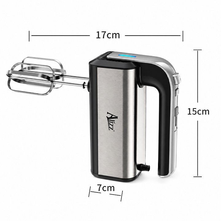 Máy Đánh Trứng Cầm Tay, Trộn Bột 2 Đầu 5 Chế Độ 300W 220V ALIZZ AL- 13606