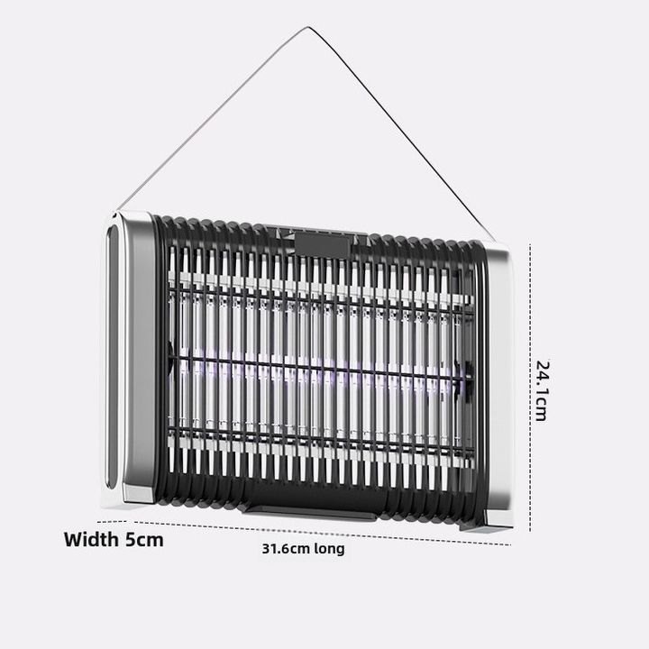 Đèn treo tường thu hút muỗi và côn trùng