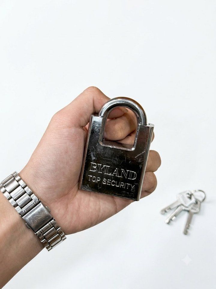 Ổ khóa chống chộm BYLAND 50mm (phun sơn)