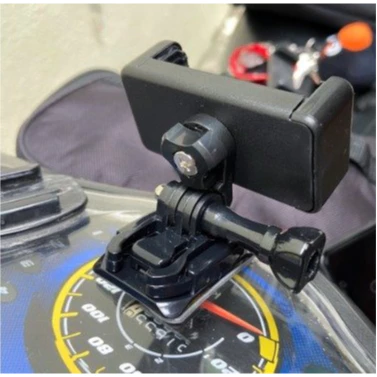 Kẹp giữ điện thoại gắn taplo xe máy tháo lắp nhanh kèm keo 3M