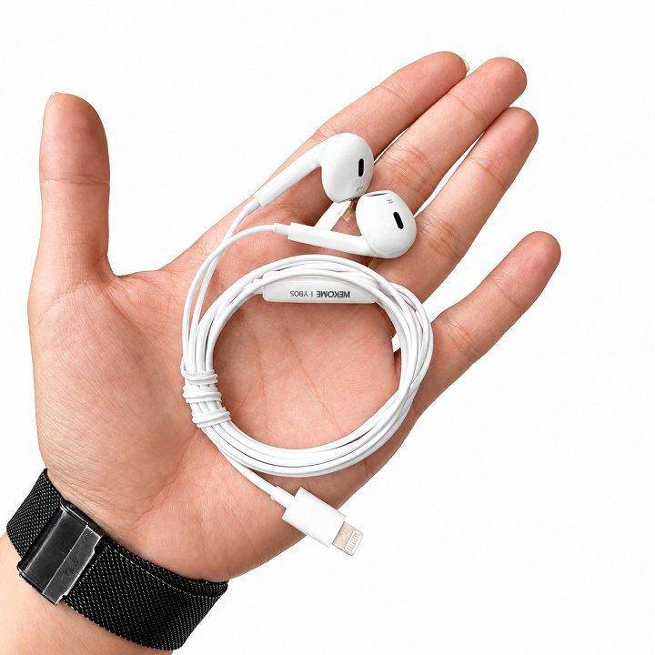 Tai nghe cắm dây Wekome YB05 cổng Lightning
