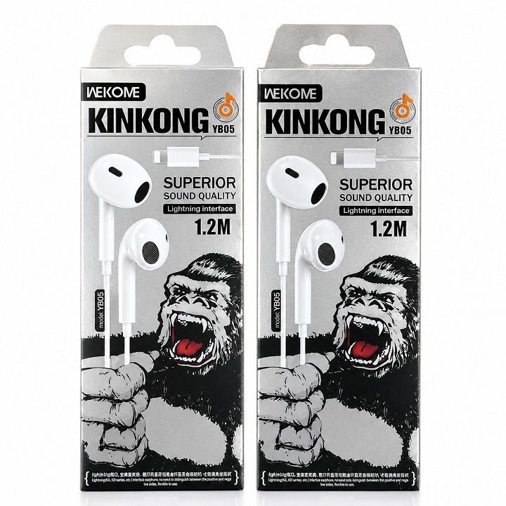 Tai nghe cắm dây Wekome YB05 cổng Lightning