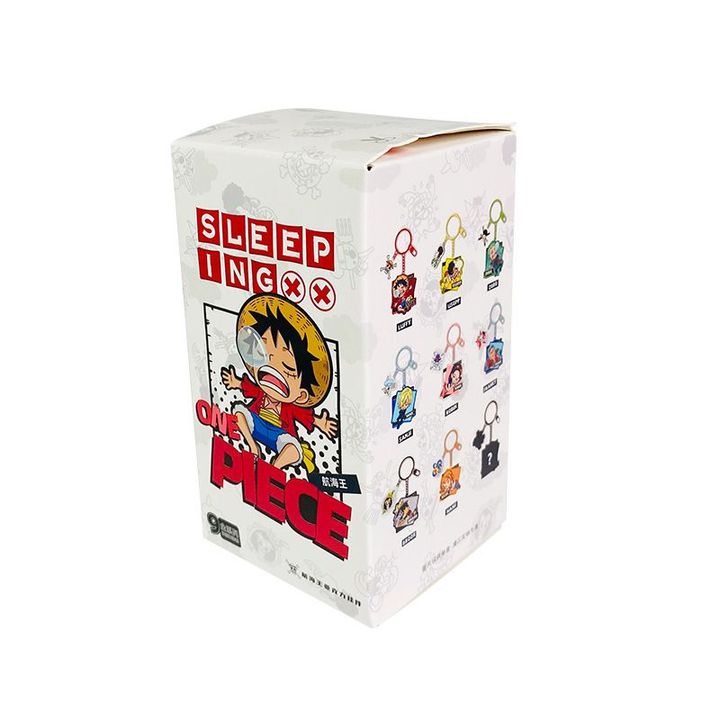 Móc khóa hình nhân vật truyện tranh Anime One Piece trong hộp mù ngẫu nhiên