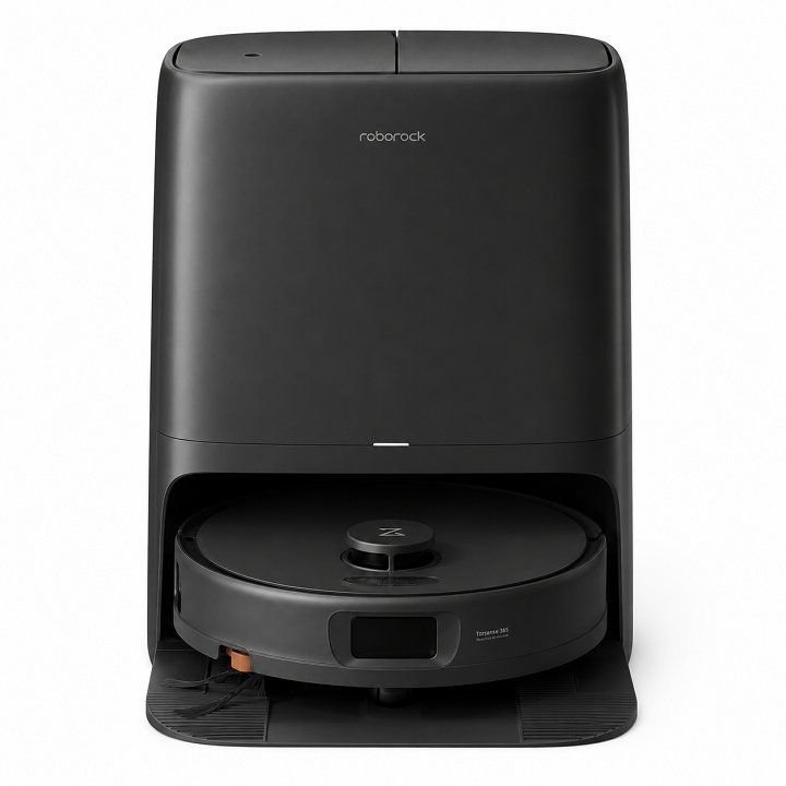 Robot hút bụi Roborock Qrevo 2 Pro, Lực hút 25.000 Pa - Đen