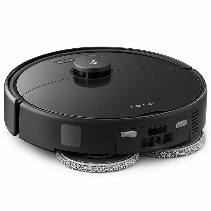 Robot hút bụi Roborock Qrevo 2 Pro, Lực hút 25.000 Pa - Đen