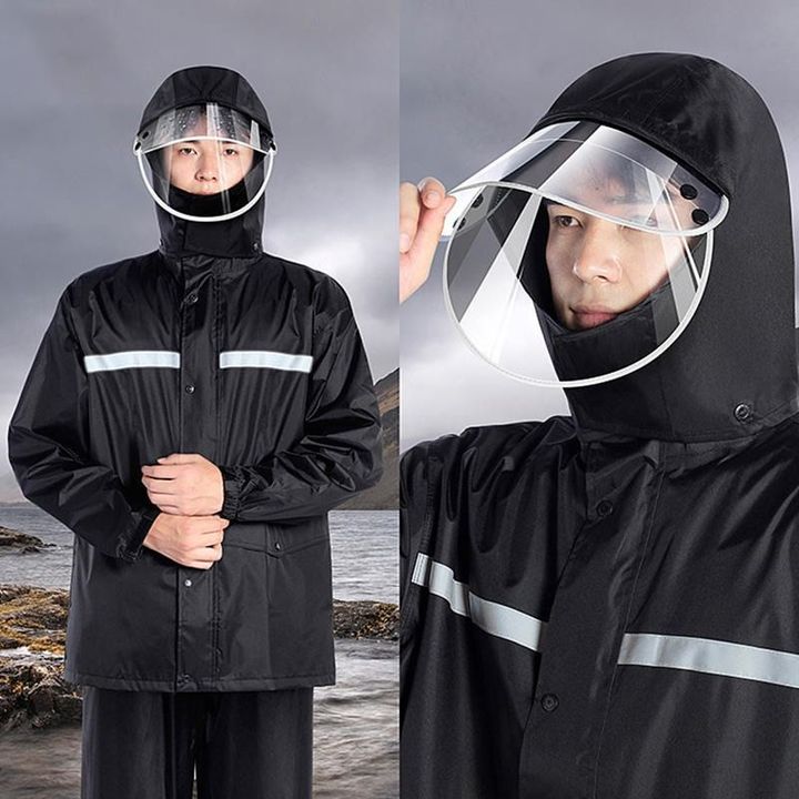 Bộ quần áo mưa có mũ size XL