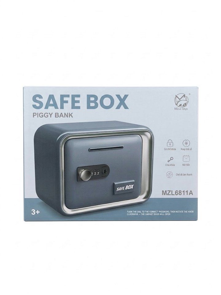 Két Sắt mini đồ chơi cho bé Tiết Kiệm tiền có Khóa Số SP1280263