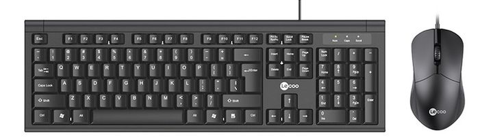Combo bàn phím và chuột văn phòng có dây Lecoo CM101