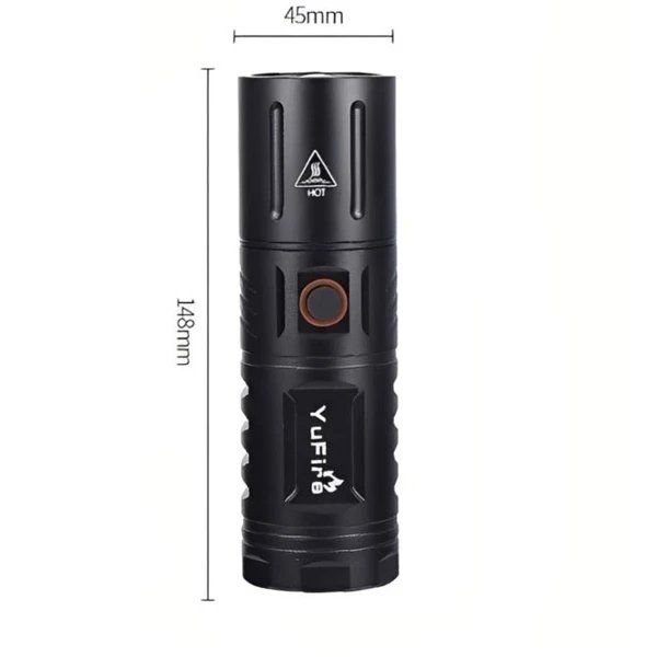 Đèn Pin T40 Có 4 Chế Độ Sáng