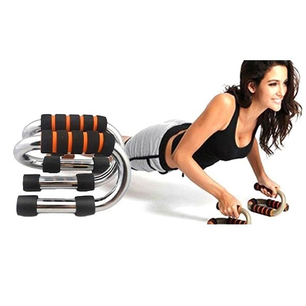 Dụng cụ tập hỗ trợ chống đẩy push up stand (thiết kế chữ S)