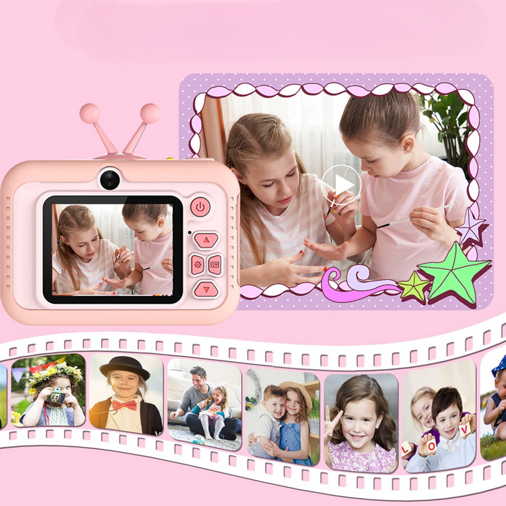 Máy ảnh trẻ em 2 camera hình ốc sên đa chức năng