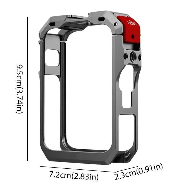 Khung kim loại Flymile bảo vệ và mở rộng gắn thiết bị hỗ trợ cho camera DJI Osmo 360