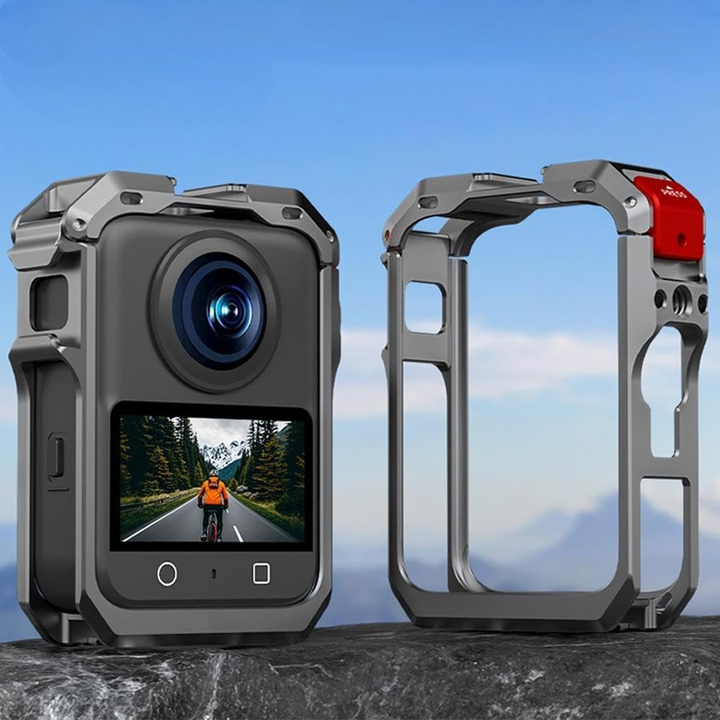 Khung kim loại Flymile bảo vệ và mở rộng gắn thiết bị hỗ trợ cho camera DJI Osmo 360