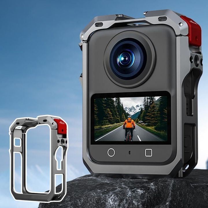 Khung kim loại Flymile bảo vệ và mở rộng gắn thiết bị hỗ trợ cho camera DJI Osmo 360