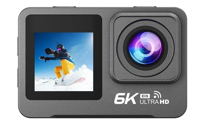 Camera action C3S quay đêm 6K Ultra HD chống rung điện tử EIS 2 màn hình cảm ứng kèm túi đựng