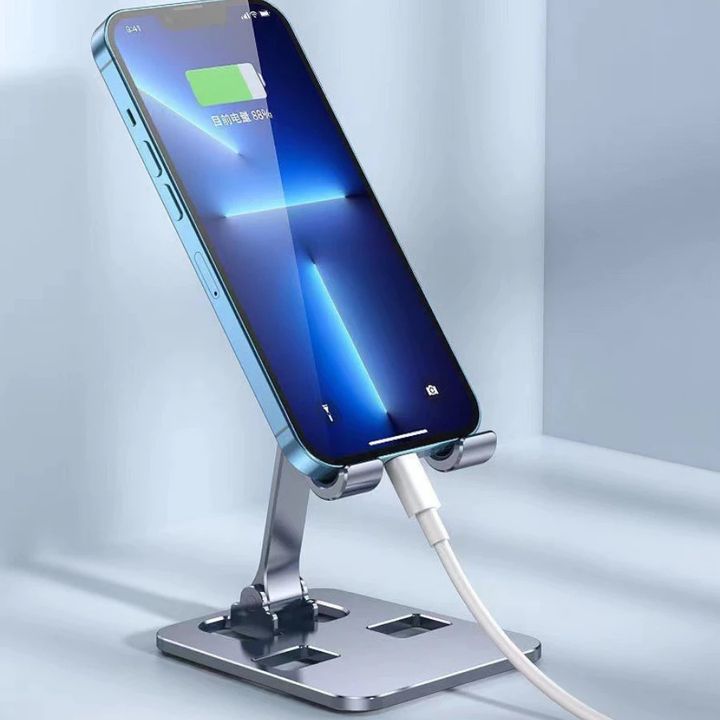 Giá đỡ điện thoại kim loại sơn đen bóng giá rẻ