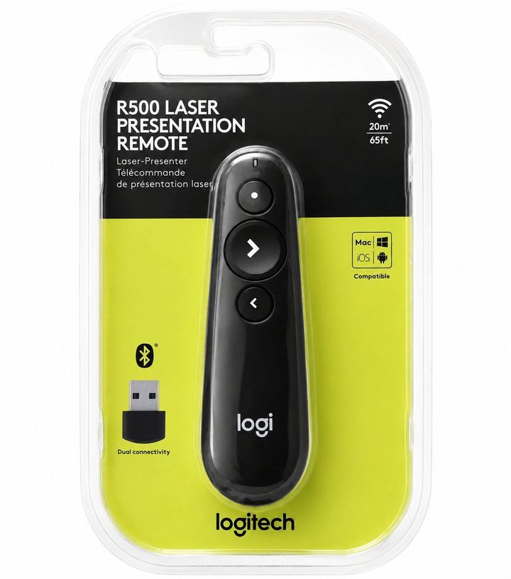 Bút Trình Chiếu Không Dây Lazer Logitech R500