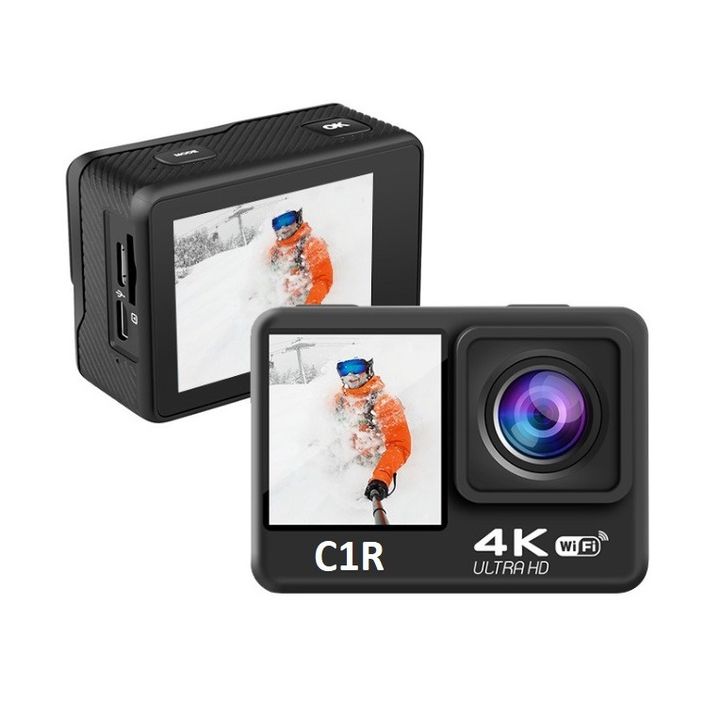 Camera hành động Magic C1R tích hợp chống rung chống nước, 4K 60fps