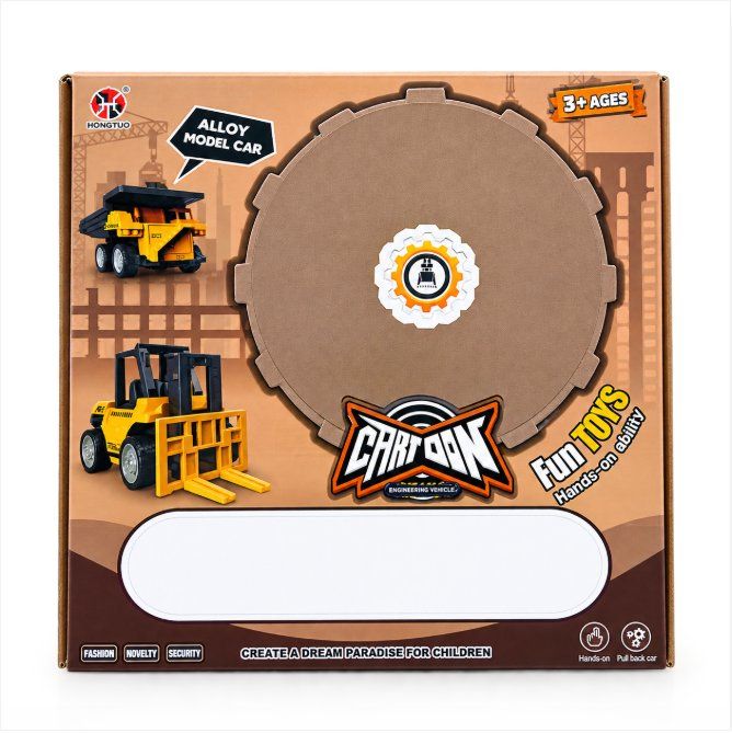 Bộ đồ chơi 8 xe mô hình xây dựng cao cấp chất liệu bằng hợp kim tỉ lệ 1:50