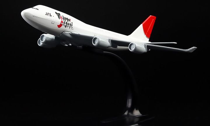 Mô hình Máy bay JAL Yokoso Japan Boeing B747 16cm