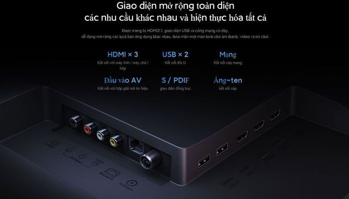 Tivi thông minh Xiaomi Redmi X65 2022 - Bản Nội Địa