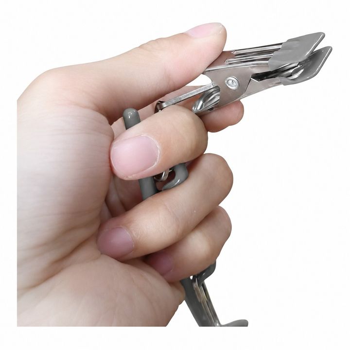 Móc treo quần áo, tất vớ 10 kẹp có khoá chống gió - chắc chắn, siêu bền - Xám