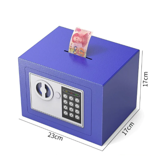 Két sắt mini 17e siêu an toàn cho bé - màu xanh