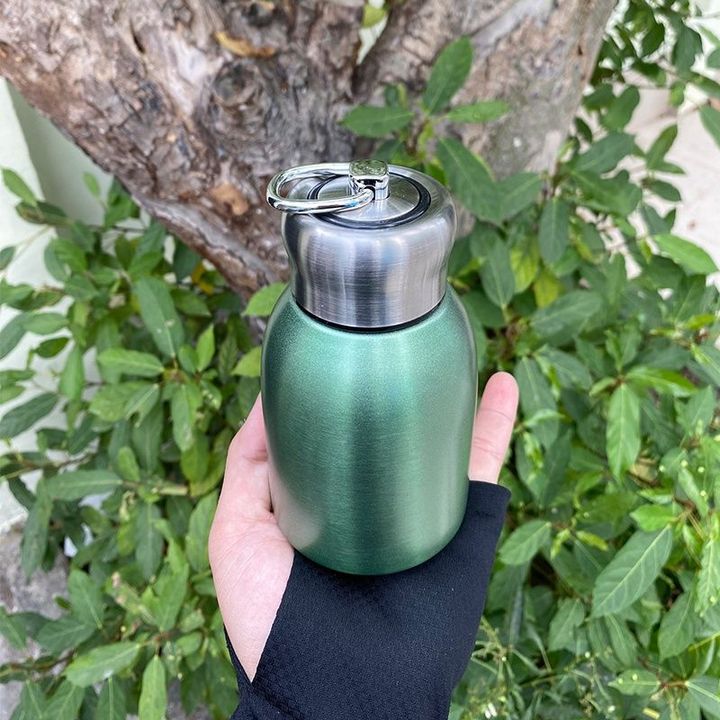 Bình giữ nhiệt inox 300ml có quai cầm tiện dụng