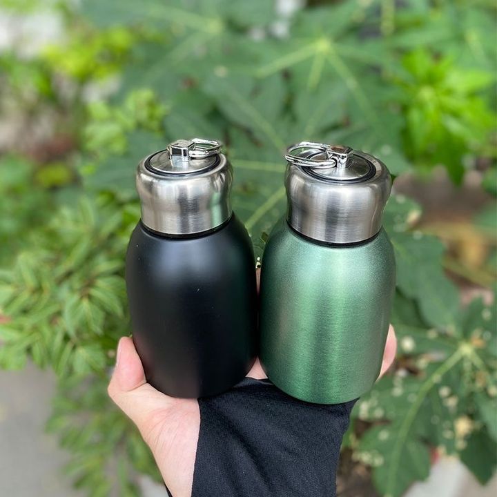 Bình giữ nhiệt inox 300ml có quai cầm tiện dụng