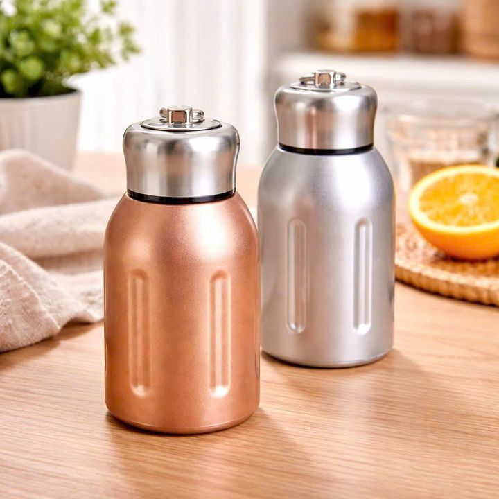 Bình giữ nhiệt inox 300ml có quai cầm tiện dụng