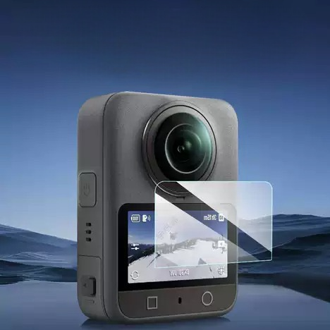 Set 2 kính cường lực trong suốt bảo vệ màn hình dành cho Camera DJI Osmo 360