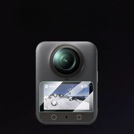 Set 2 kính cường lực trong suốt bảo vệ màn hình dành cho Camera DJI Osmo 360