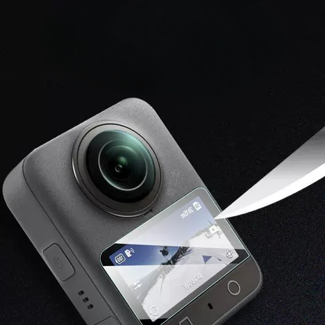 Set 2 kính cường lực trong suốt bảo vệ màn hình dành cho Camera DJI Osmo 360