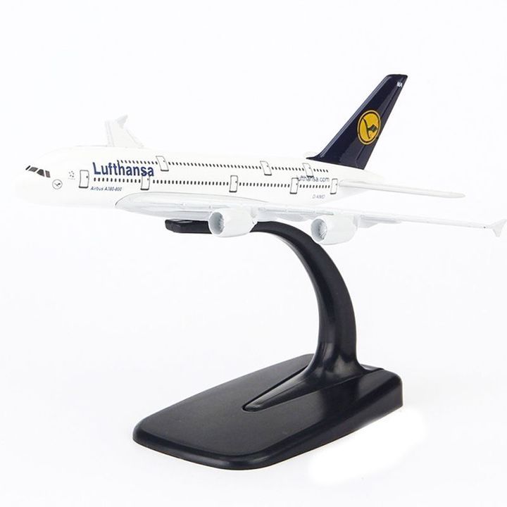 Mô hình Máy bay lắp ghép Lufthansa Airbus A380 47cm