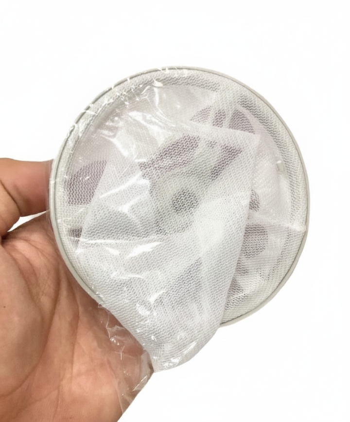 Túi lưới lọc rác lông tóc cho máy giặt hình cánh quạt - Hồng
