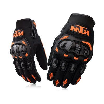 Găng Tay KTM Dài Ngón Có Gù Nhựa - Đen