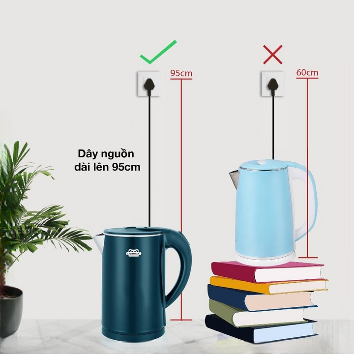 Ấm đun nước siêu tốc Ladomax HA-816