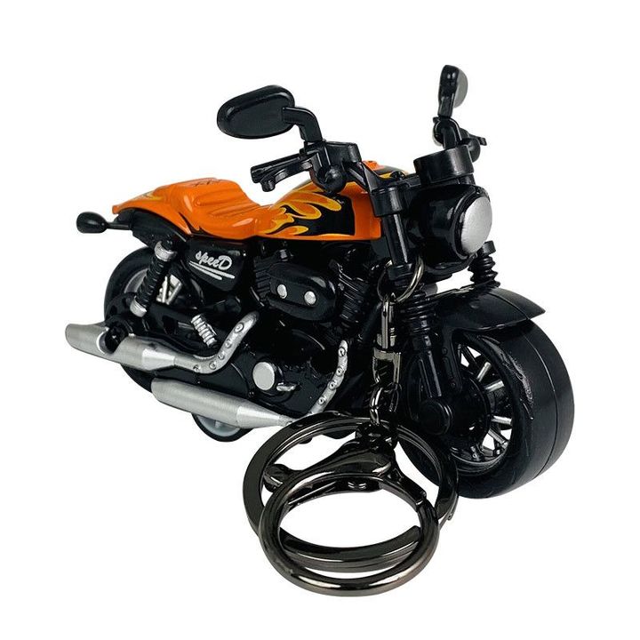 Móc khóa hình xe mini Moto Mini Harley