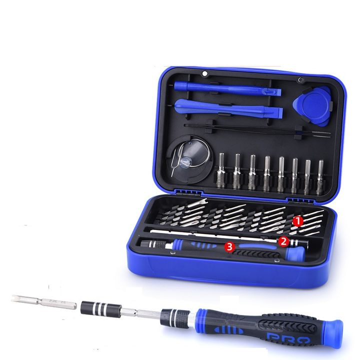 Bộ hộp tua vít sửa chữa đa năng 36in1 thép hợp kim S2