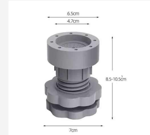 Bộ 4 chân đế nâng máy giặt,máy sấy để giữ ổn định, không xê dịch rung lắc
