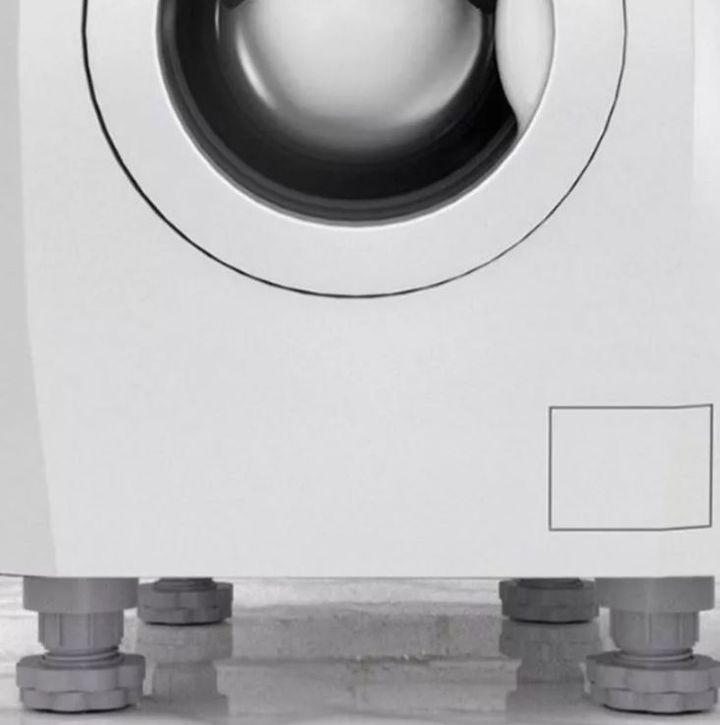 Bộ 4 chân đế nâng máy giặt,máy sấy để giữ ổn định, không xê dịch rung lắc