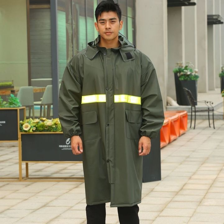 Áo mưa Poncho size 2XL [170-175cm] có nón vải dệt kim