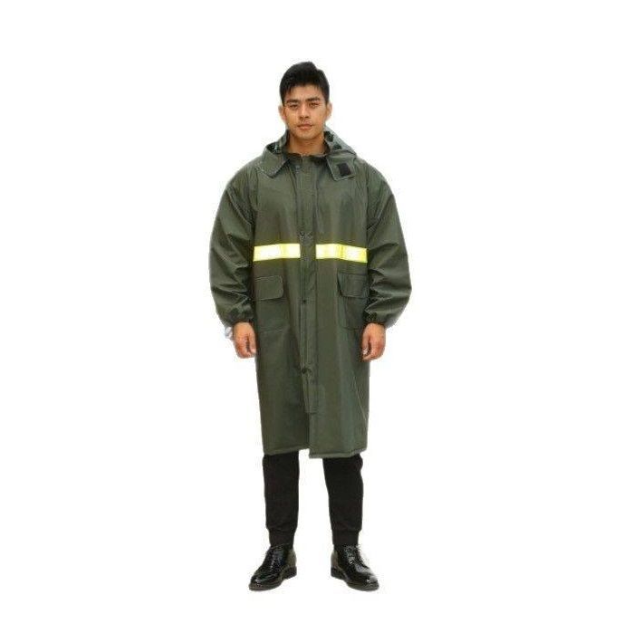 Áo mưa Poncho size 2XL [170-175cm] có nón vải dệt kim
