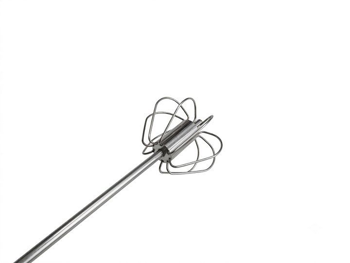 Cây đánh trứng, đánh bọt cafe bằng tay có trục tư xoay, bằng Inox